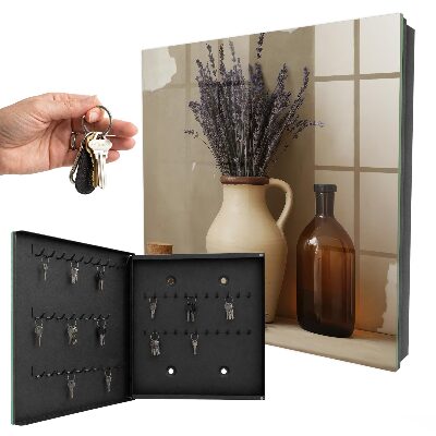 Schlüsselkasten mit Lavendel-Motiv