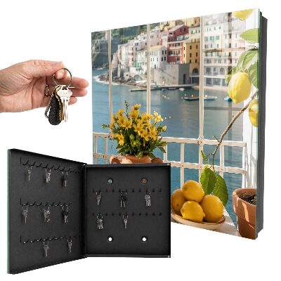 Schlüsselbox im Design Ferienlandschaft
