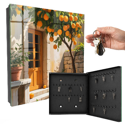 Schlüsselbox für die Wand Ausführung Orange Garden