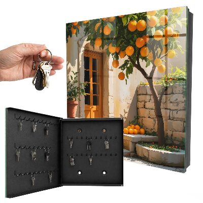 Schlüsselbox für die Wand Ausführung Orange Garden