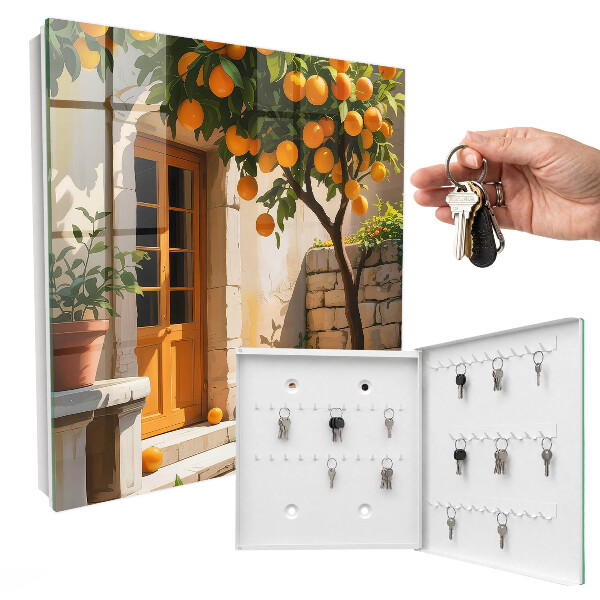 Schlüsselbox für die Wand Ausführung Orange Garden