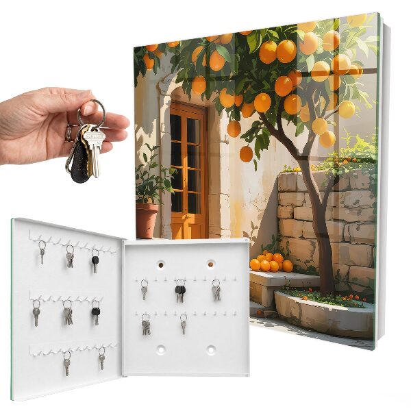 Schlüsselbox für die Wand Ausführung Orange Garden