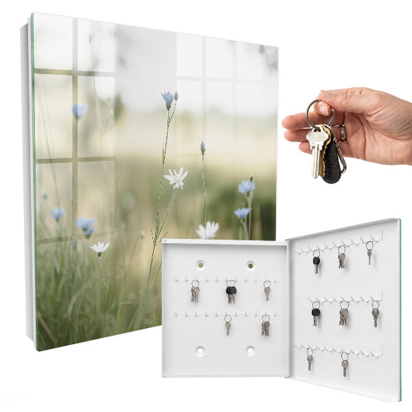 Schlüsselbox im Design Zarte Blüten