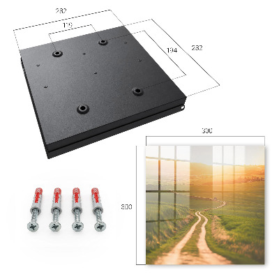 Schlüsselbox für die Wand mit Motiv malerische Landschaft