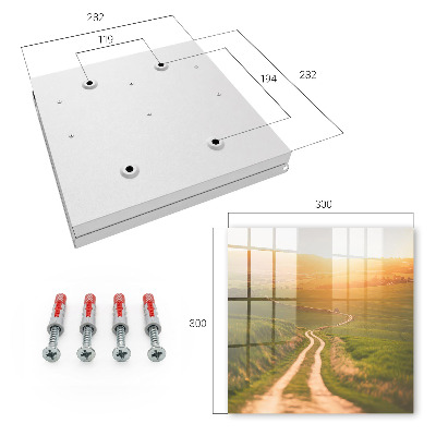 Schlüsselbox für die Wand mit Motiv malerische Landschaft