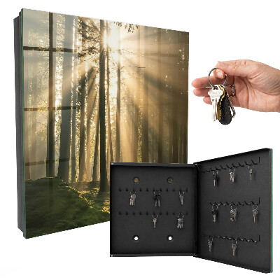 Schlüsselbox mit Motiv Licht des Waldes