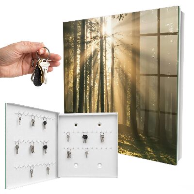 Schlüsselbox mit Motiv Licht des Waldes