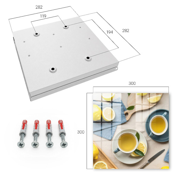 Schlüsselkasten im Design Zitronenmorgen