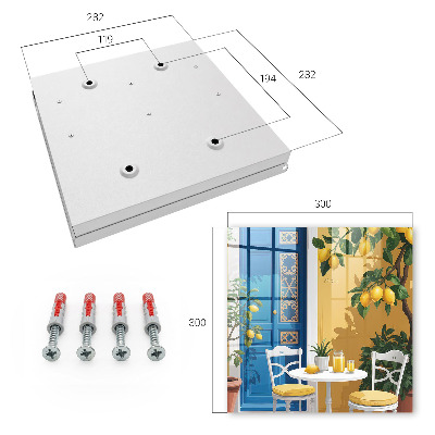 Schlüsselbox für den Sommergarten