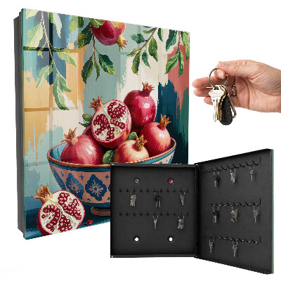 Schlüsselkasten mit Fruchtmotiv