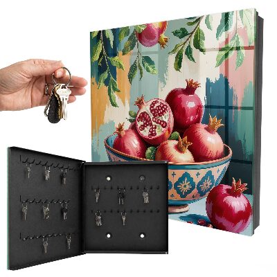 Schlüsselkasten mit Fruchtmotiv