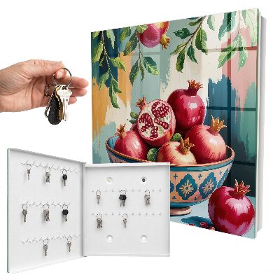Schlüsselkasten mit Fruchtmotiv