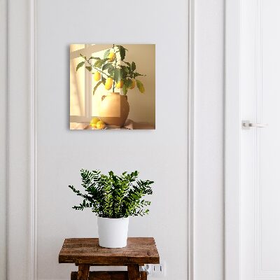 Schlüsselbox mit Motiv Zitronen in einem Krug
