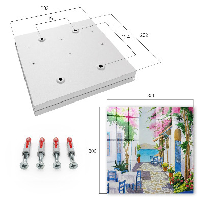 Schlüsselbox für die Wand Design Mediterrane Schönheit