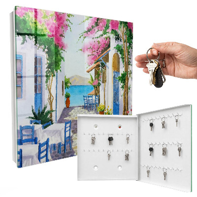 Schlüsselbox für die Wand Design Mediterrane Schönheit