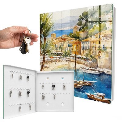 Schlüsselkasten mit Motiv Küstenlandschaft