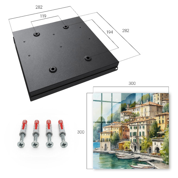 Schlüsselbox mit Motiv Italienische Landschaft