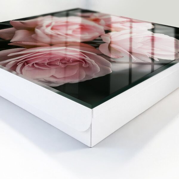 Schlüsselkasten für die Wand mit Motiv Rosa Rosen