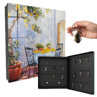 Schlüsselkasten im Design Zitronengarten