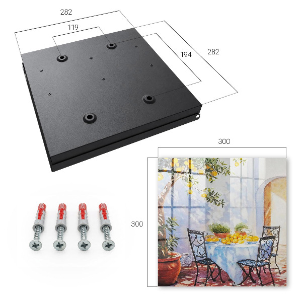 Schlüsselkasten im Design Zitronengarten