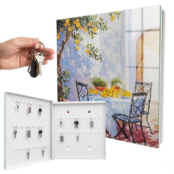 Schlüsselkasten im Design Zitronengarten