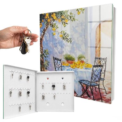 Schlüsselkasten im Design Zitronengarten