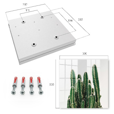 Schlüsselbox mit Motiv Grüne Kakteen