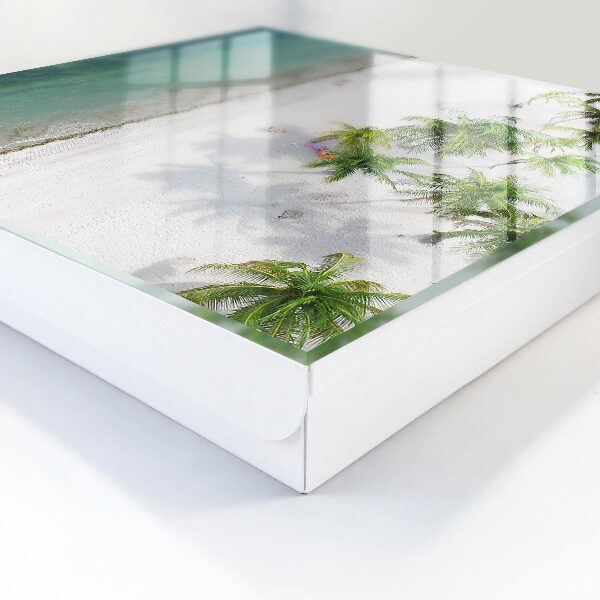 Schlüsselkasten mit Motiv tropischer Strand