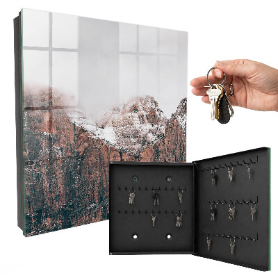 Schlüsselbox für die Wand Motiv Stille der Berge