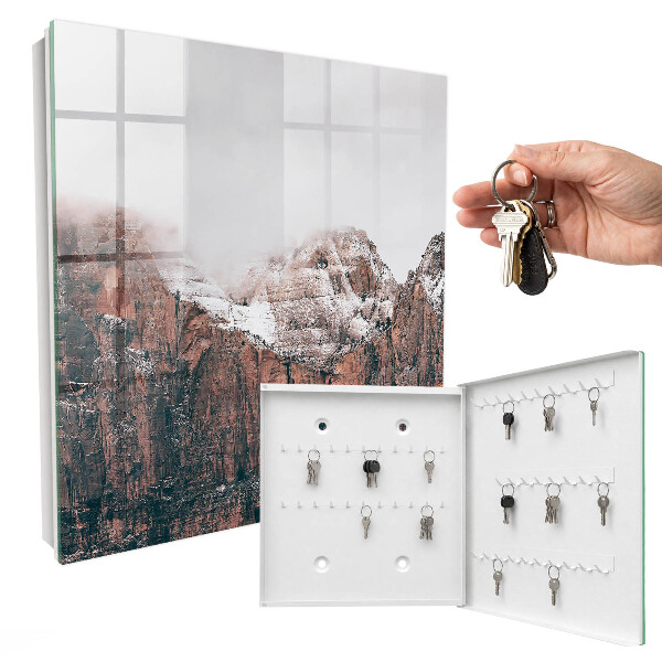 Schlüsselbox für die Wand Motiv Stille der Berge