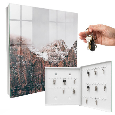 Schlüsselbox für die Wand Motiv Stille der Berge