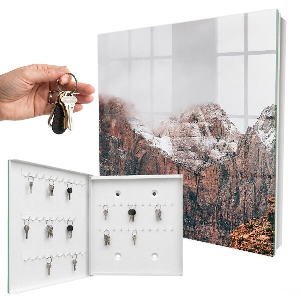 Schlüsselbox für die Wand Motiv Stille der Berge