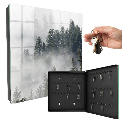 Schlüsselkasten mit Motiv Nebelwald