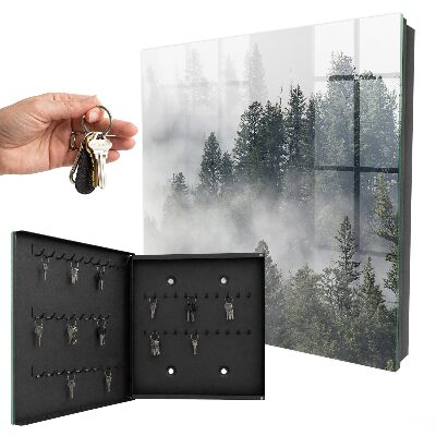 Schlüsselkasten mit Motiv Nebelwald