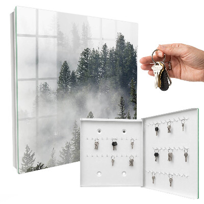 Schlüsselkasten mit Motiv Nebelwald
