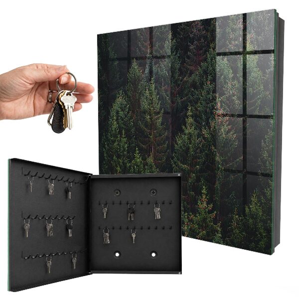 Schlüsselkasten mit Motiv Grüner Wald