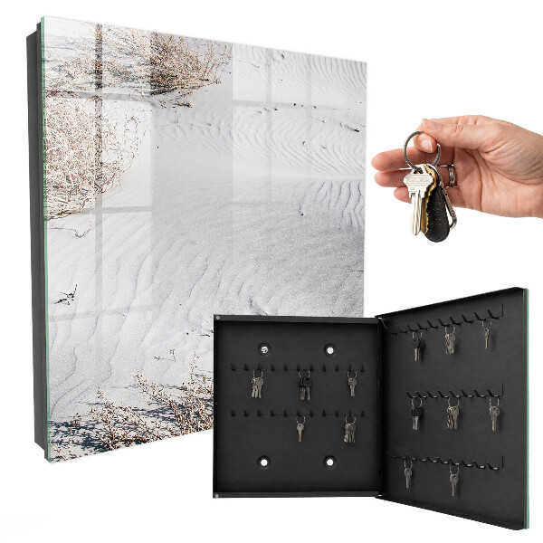 Schlüsselbox für die Wand im Design Sandwellen