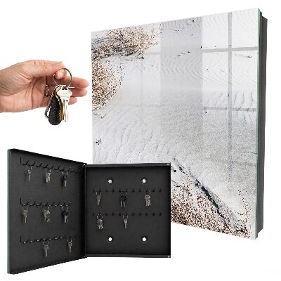 Schlüsselbox für die Wand im Design Sandwellen
