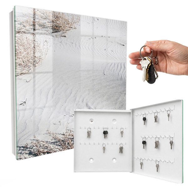 Schlüsselbox für die Wand im Design Sandwellen
