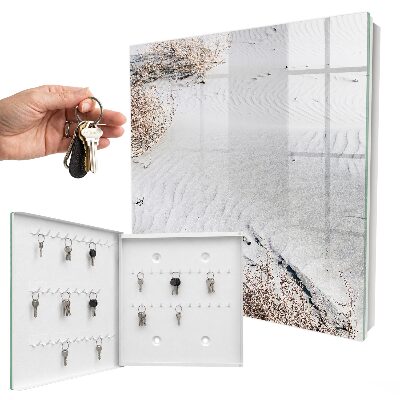 Schlüsselbox für die Wand im Design Sandwellen