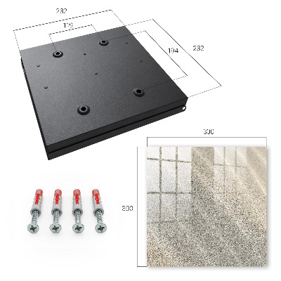 Schlüsselkasten mit Schaumwellen-Design