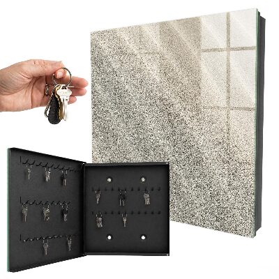 Schlüsselkasten mit Schaumwellen-Design