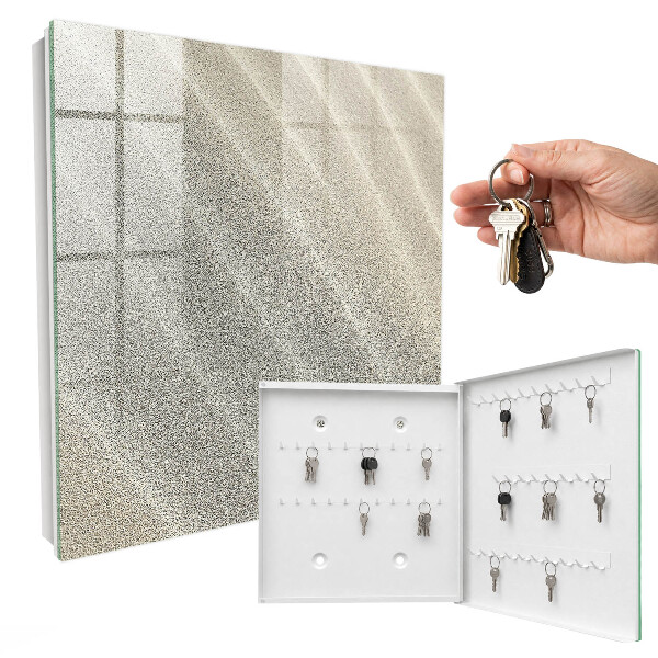 Schlüsselkasten mit Schaumwellen-Design