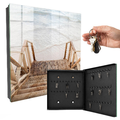 Schlüsselkasten mit Motiv Zimmer am Strand