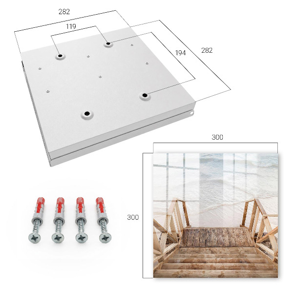 Schlüsselkasten mit Motiv Zimmer am Strand