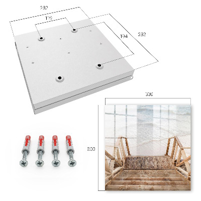Schlüsselkasten mit Motiv Zimmer am Strand