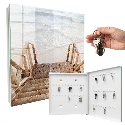 Schlüsselkasten mit Motiv Zimmer am Strand