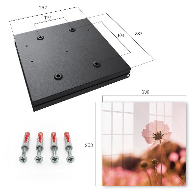 Schlüsselbox mit floralem Eleganz-Design