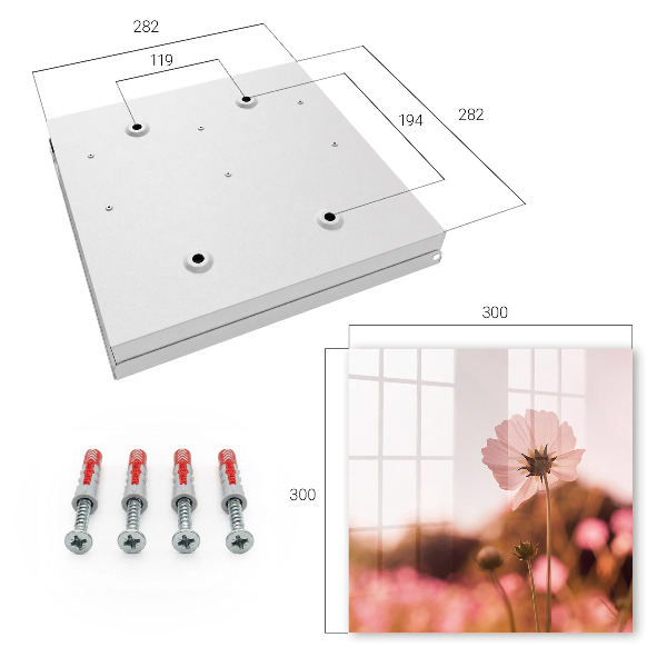 Schlüsselbox mit floralem Eleganz-Design