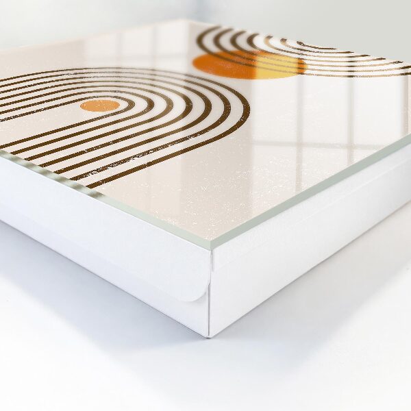 Schlüsselbox im Retro-Geometrie-Design